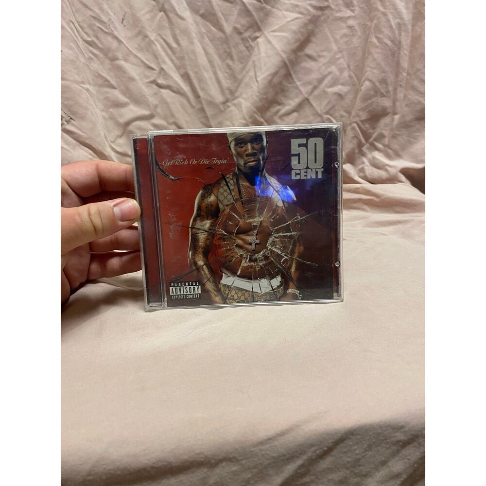 50 Cent Get Rich or Die Tryin CD 2003 Rapper Diddy's Enemy Hip Hop